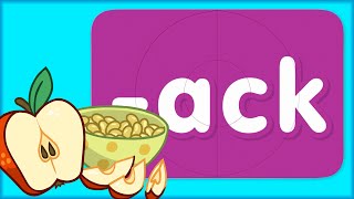 Learn to read words in the “ack” Word Family  Turn And Learn ABCs [upl. by Aroc872]