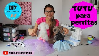 COMO HACER UN TUTU PARA PERROS DIYMASCOTAS [upl. by Garin]