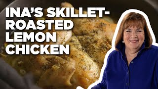 Ina Gartens SkilletRoasted Lemon Chicken  Barefoot Contessa Cook Like a Pro  Food Network [upl. by Jamill494]