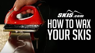 How to Wax Your Skis [upl. by Eddana956]