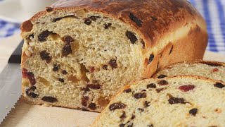 Fruit Bread Recipe Demonstration  Joyofbakingcom [upl. by Langan]