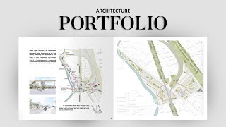 My Undergraduate Architecture Portfolio Flip ThroughTips [upl. by Fisoi523]