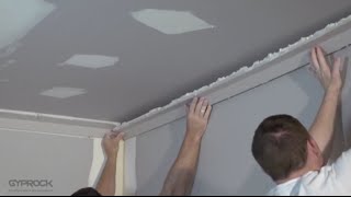 How To Install Plasterboard Part 5 Installing Cornice [upl. by Agnese]