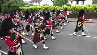 The Linlithgow Marches 2019  The Royal Regiment of Scotland  Part 17 4KUHD [upl. by Moclam]