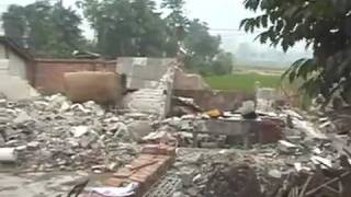 Wenchuan Sichuan China Earthquake filmed by Yingying Huang [upl. by Enileoj668]