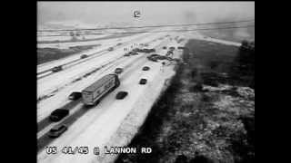 40vehicle pileup caught on camera during Wisconsin snowstorm [upl. by Nan]