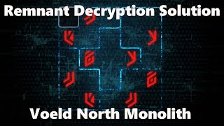 Mass Effect Andromeda Voeld NORTH Monolith Remnant Decryption Puzzle Solution Restoring A World [upl. by Sarene949]