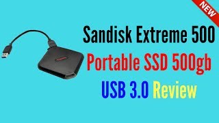 Sandisk Extreme 500 Portable SSD 500GB USB 30 Review [upl. by Etnor]