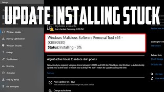 How to Fix Windows Update Installing Stuck on 0 in Windows 10 [upl. by Lotz]