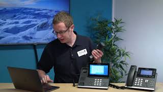 Configuring a Yealink VoIP Phone using its web interface [upl. by Ociral475]