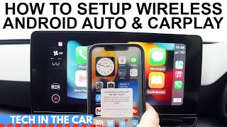 How to Setup WIRELESS Android Auto amp Apple CarPlay [upl. by Eadahc]