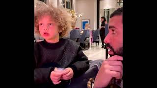 Drakes Son Teaches Him How To Speak French [upl. by Tania]