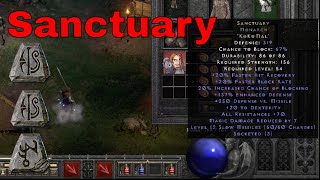 Diablo II Resurrected Rune Word  Sanctuary Ko Ko Mal [upl. by Nanahs]