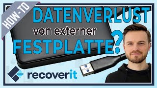 Externe Festplatte Daten retten In nur 3 Schritten [upl. by Ezirtaeb]