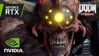 DOOM Eternal  Official GeForce RTX 3080 4K Gameplay  World Premiere [upl. by Erasaec995]