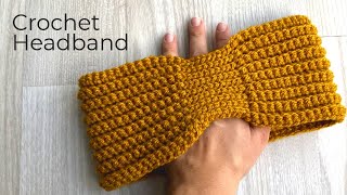 BEAUTIFUL Crochet Headband Pattern [upl. by Arocal]