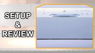 SPT Countertop Dishwasher Setup amp Review  For Small Kitchens [upl. by Aynotal952]