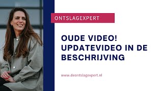 OUDE VIDEO Hoe werkt ontslag na 2 jaar ziekte Waar moet jij opletten [upl. by Ramburt]