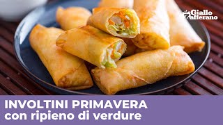 INVOLTINI PRIMAVERA CINESI  Ricetta originale super croccante [upl. by Maritsa895]