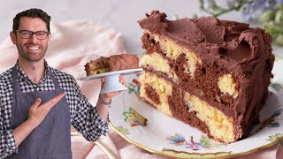 Easy Marble Cake Recipe  Preppy Kitchen [upl. by Siward774]