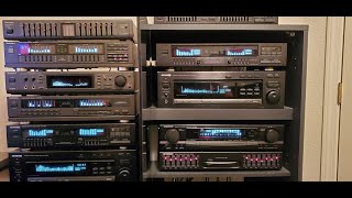 Equalizers Demo Technics Pioneer Kenwood Sharp [upl. by Adnocahs]