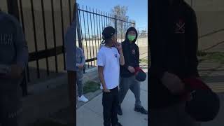 Javn2900 amp BounceBackMeek Feeding The Homeless In Stockton California [upl. by Aicilram]