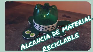 Alcancia 🐢 de material reciclable 😍 [upl. by Aneri]