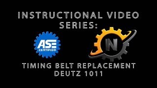 DEUTZ 1011 Timing Belt Replacement [upl. by Riebling]