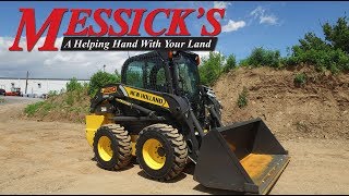 New Holland L220 Skid Steer Walk Around and Controls Overview [upl. by Vanden]