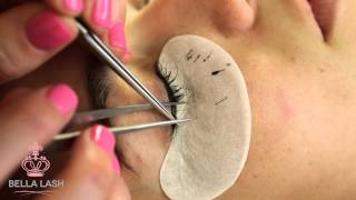 How to Do Eyelash Extensions by Bella Lash [upl. by Eelrak]