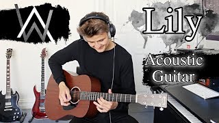 Lily  Acoustic Guitar Cover  Alan Walker [upl. by Nnanerak]