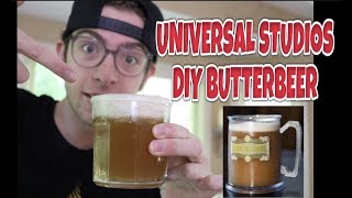 Universal Studios BUTTERBEER Recipe  DIY Harry Potter World Buttertbeer [upl. by Emerej]