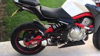 Cf Moto 650nk exhaust [upl. by Benia]