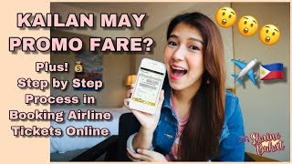 AIRLINE PROMO FARE TIPS  STEP BY STEP PROCESS IN BOOKING AIRLINE TICKETS ONLINE TAGALOG [upl. by Modeerf]