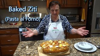 Italian Grandma Makes Baked ZitiRigatoni Pasta al Forno [upl. by Alica]