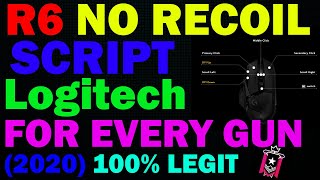 Rainbow Six No Recoil Script Logitech EZ [upl. by Amsirahc527]