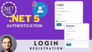 ASPNET Core Identity  Authentication and Authorization in ASPNET Core  Login and Registration [upl. by Irrek]