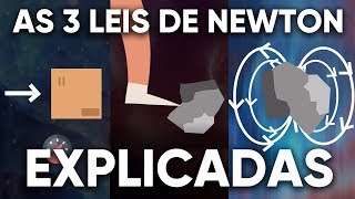 As 3 Leis de Newton EXPLICADAS [upl. by Navert397]