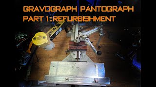 Gravograph Pantograph IM3 Part 1 Refurbishing [upl. by Lebiralc72]