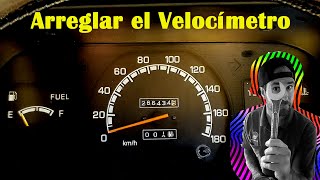 Arreglar el VELOCIMETRO  CUENTAKILOMETROS analogico [upl. by Oakes]