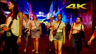 4K HDR Nightlife at Reeperbahn Redlight district Hamburg city Part 1 Germany 🇩🇪 2021 [upl. by Aicirt]