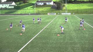 Gaelic Football handpass drill 10 [upl. by Eyahsal]