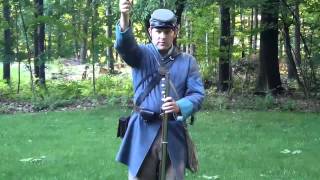 Loading amp Firing a Civil War Musket [upl. by Pauli848]