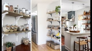 13 IDEAS DE REPISAS CON ESTILO QUE PUEDES HACER TU MISMA PARA GANAR ESPACIO EN TU COCINA [upl. by Martres]