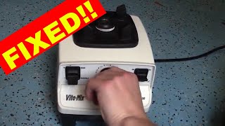 VitaMix Replace Jumpy Speed Control  EASY Replacement of Broken Potentiometer Rheostat [upl. by Nimsay]