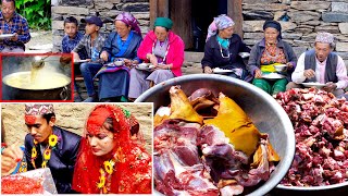 village marriage ceremony in Nepal  Rural Nepal Quest ruralnepalquest [upl. by Shaddock552]