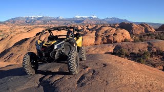 Riding CanAm UTVs in Moab  highlight [upl. by Aicekat]