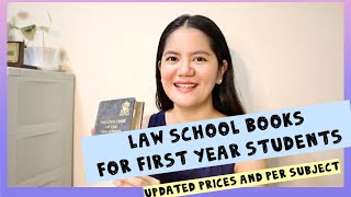 LAW BOOKS for FIRST YEAR STUDENTS  PRICES amp PER SUBJECT  Law school Philipines [upl. by Bannerman822]