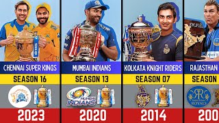 All IPL Champions List 20082023 [upl. by Srevart989]