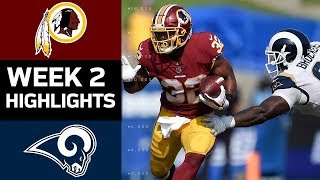 Redskins vs Rams  NFL Week 2 Game Highlights [upl. by Piderit]